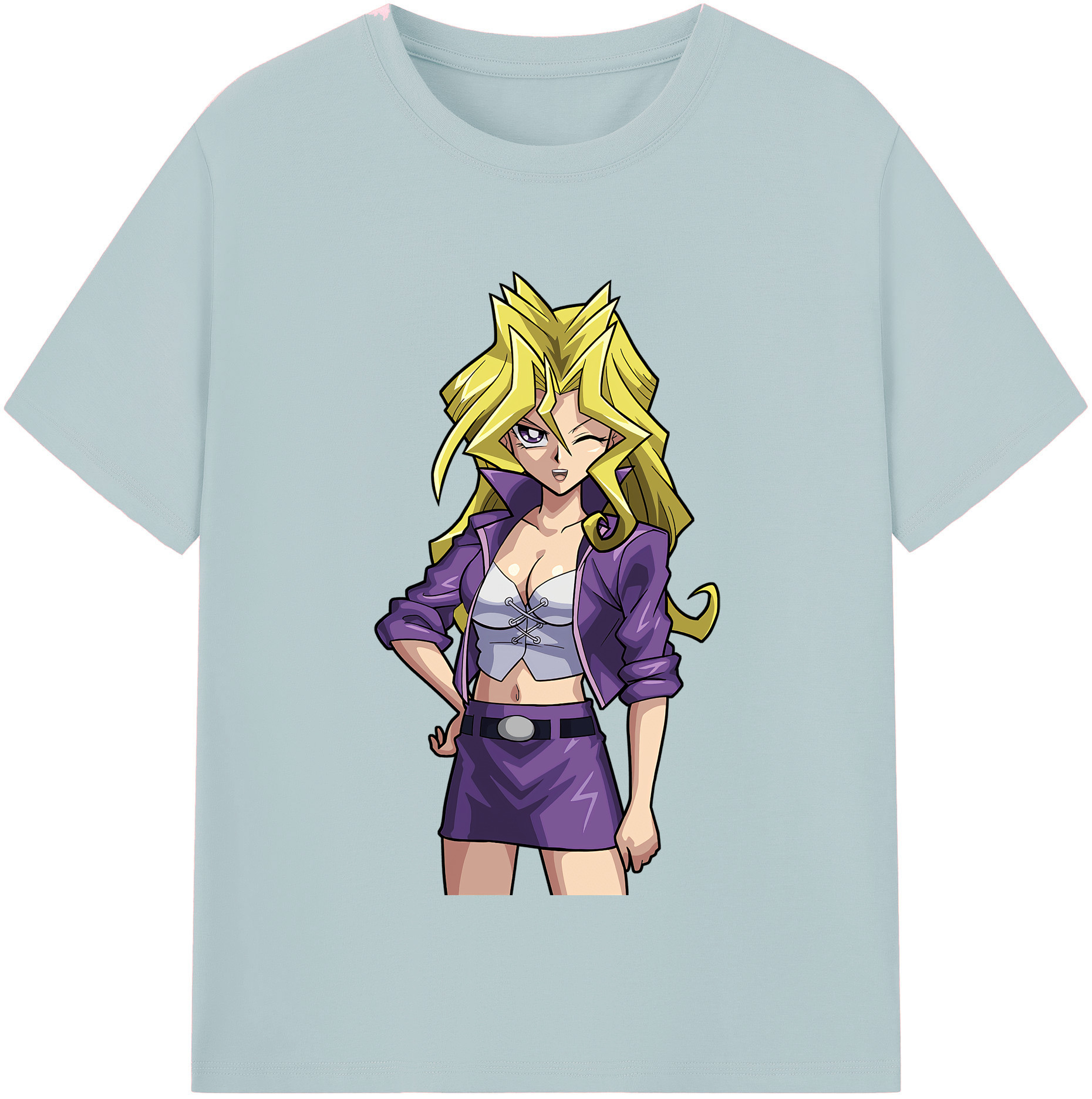（画像用） 遊☆戯☆王 Yu-Gi-Oh! 綿100％半袖Tシャツ（フロントプリント）